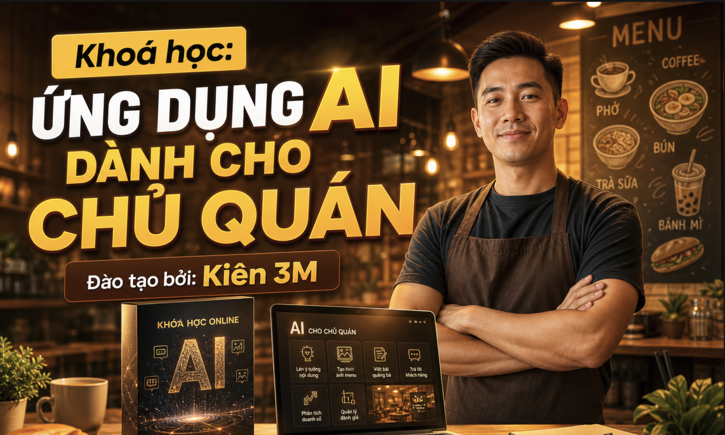 Khoá học ứng dụng AI cho chủ quán